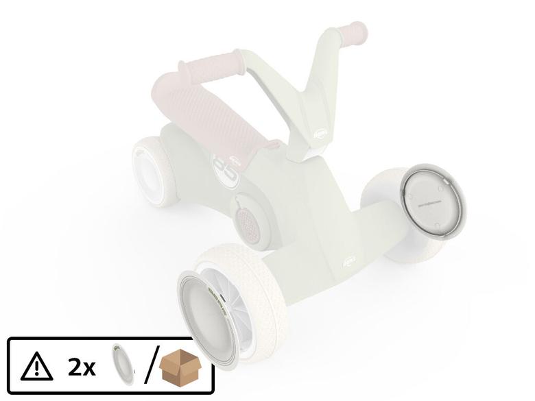 BERG GO² Retro Green - Front Wheel Cover (2x)