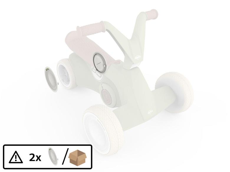 BERG GO² Retro Green - Radkappe Hinterrad (2x)