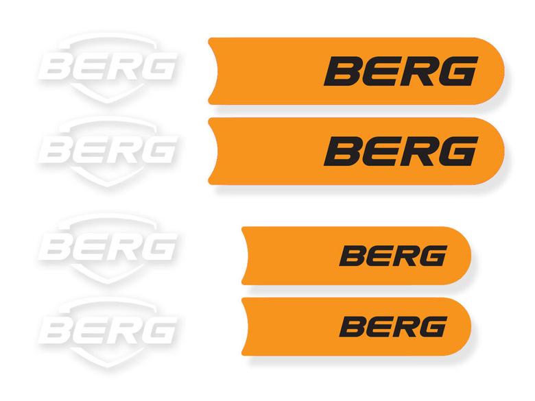 BERG GO Twirl Turquoise - Sticker set