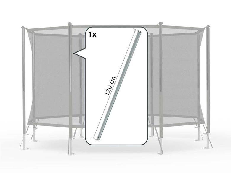 Safety Net Comfort - Bovenpaal met gat voor veerclip (120cm)