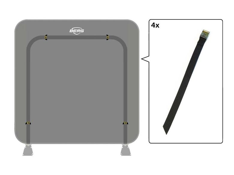 AeroWall - Attachment Band + Buckle (4x)