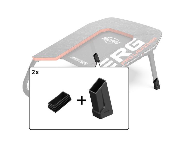 Pro Launcher - Straight Leg Rubber Foot + Plastic Cap (2x)