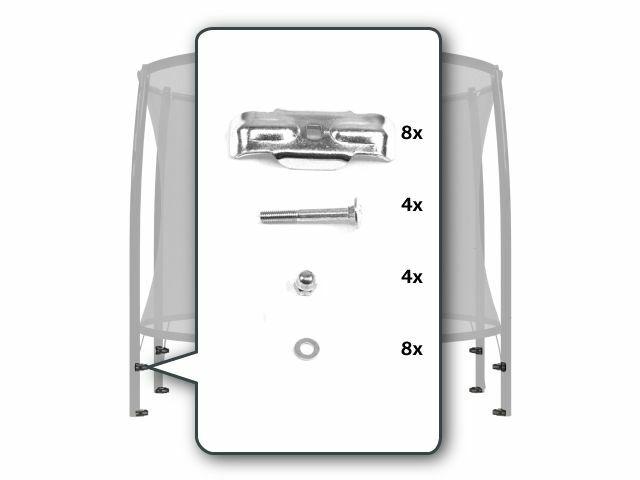 Sicherheitsnetz - Montageset für 2 Füße