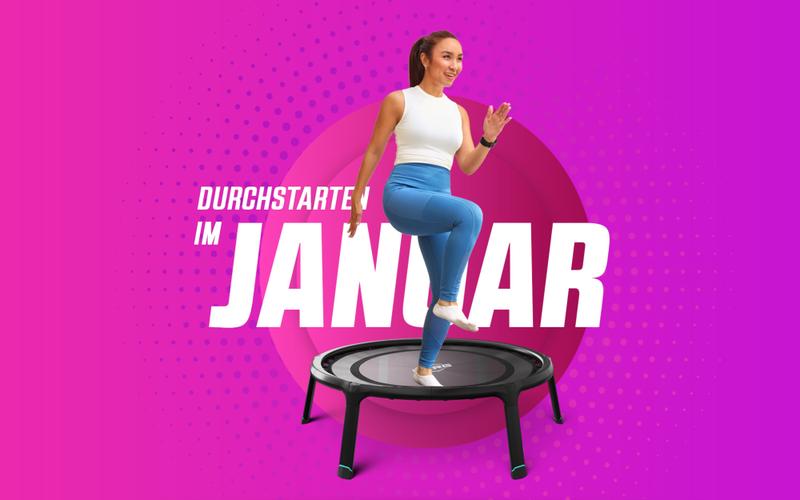 BERG Fitness trampoline january campagne DE