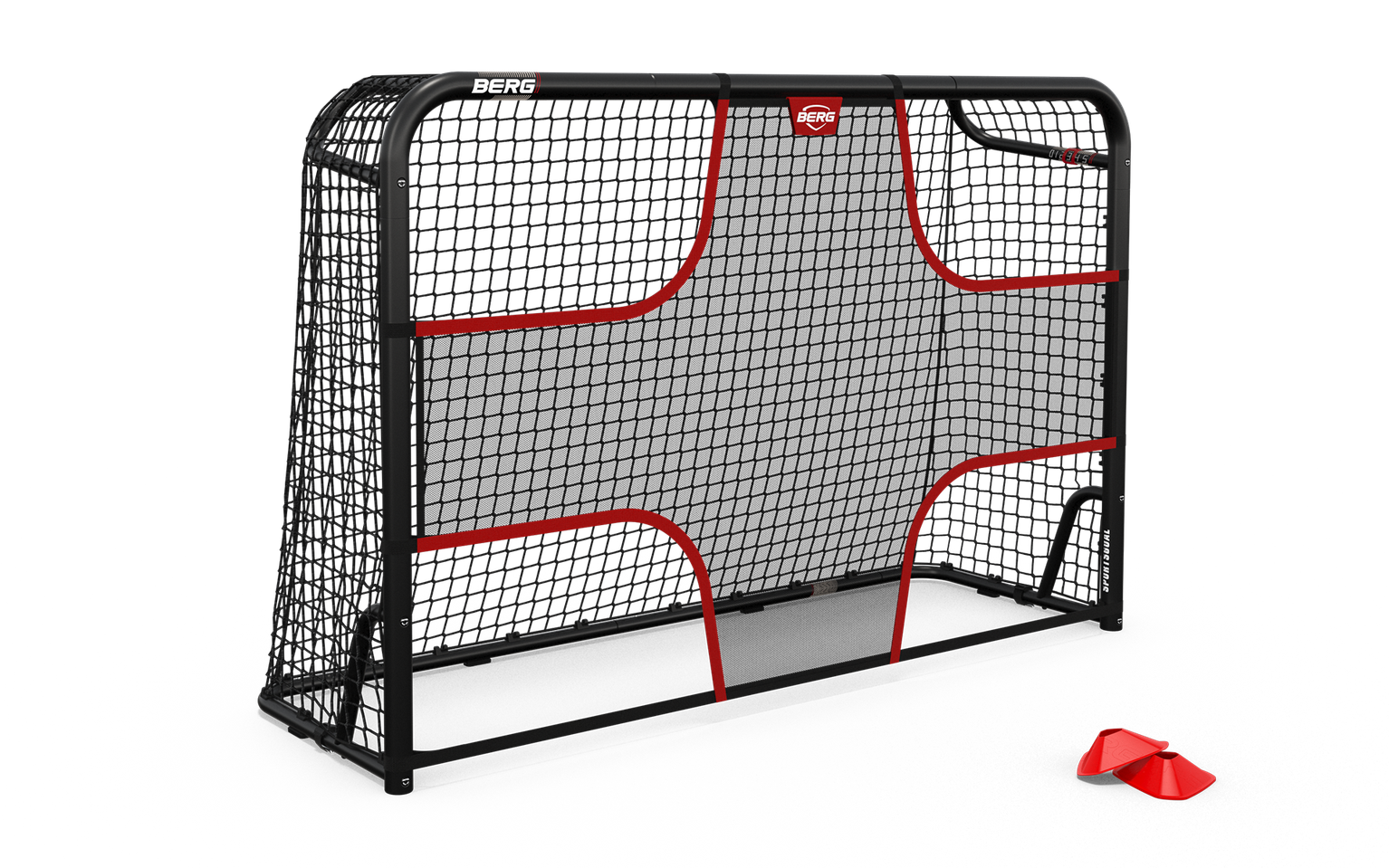 BERG SportsGoal S + Fussball Torwand-Netz