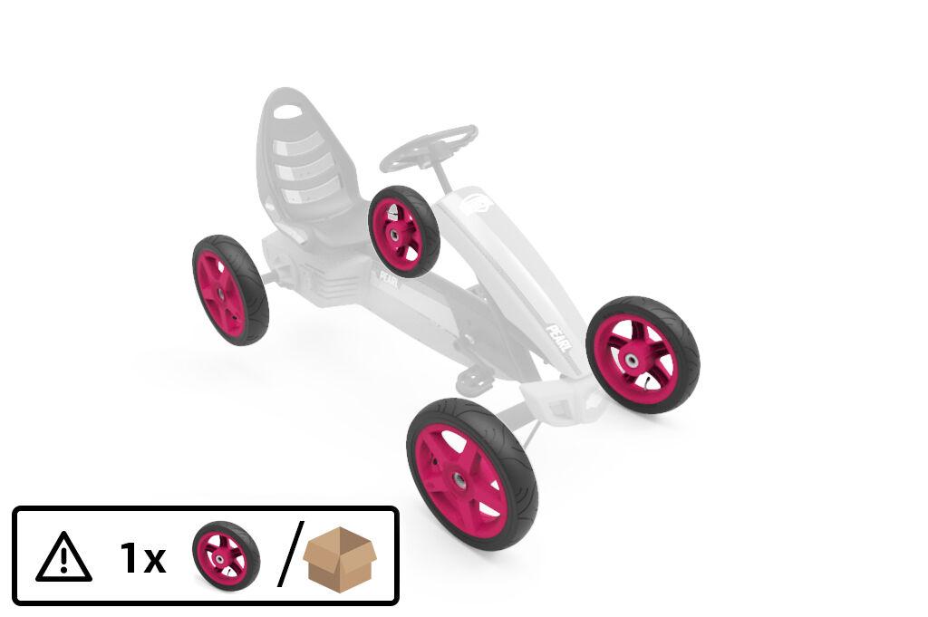 Wiel  roze 12.5x2.5-9 slick