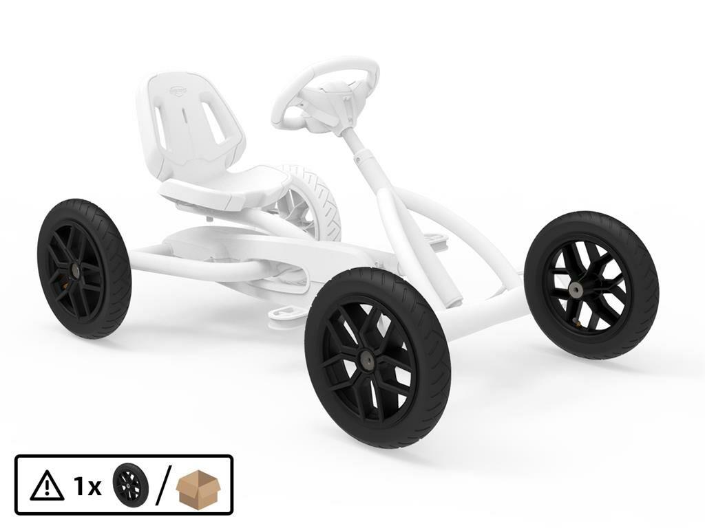 Wiel 10-spaaks zwart 12.5x2.25-8 slick