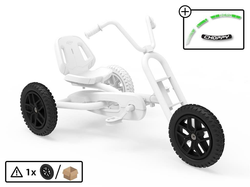 Wheel 10-spoke black 12.5x2.25-8 all terrain, (Neo)