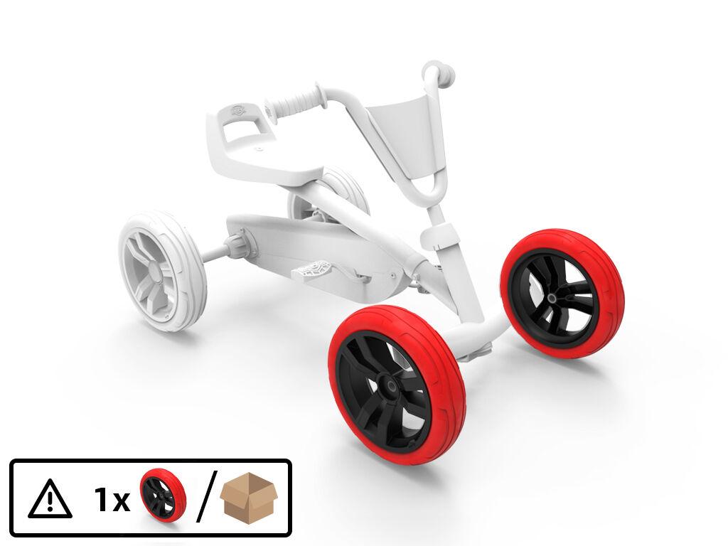 Wheel 9x2 - Black/Red Front