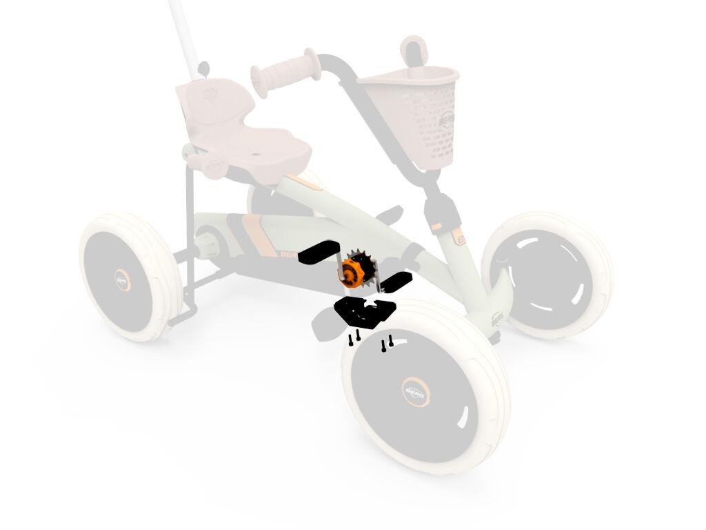 Buzzy 2-in-1 - Axe de pédalier avec pédales Retro Green