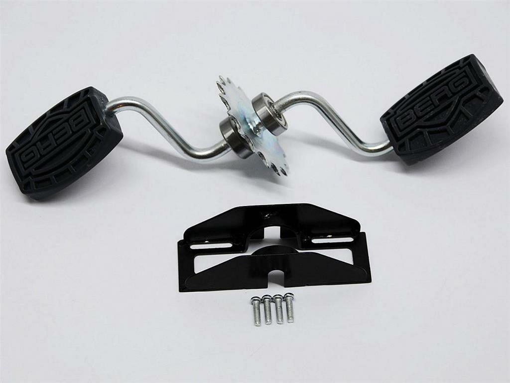 Buzzy - Crank shaft incl. pedals black