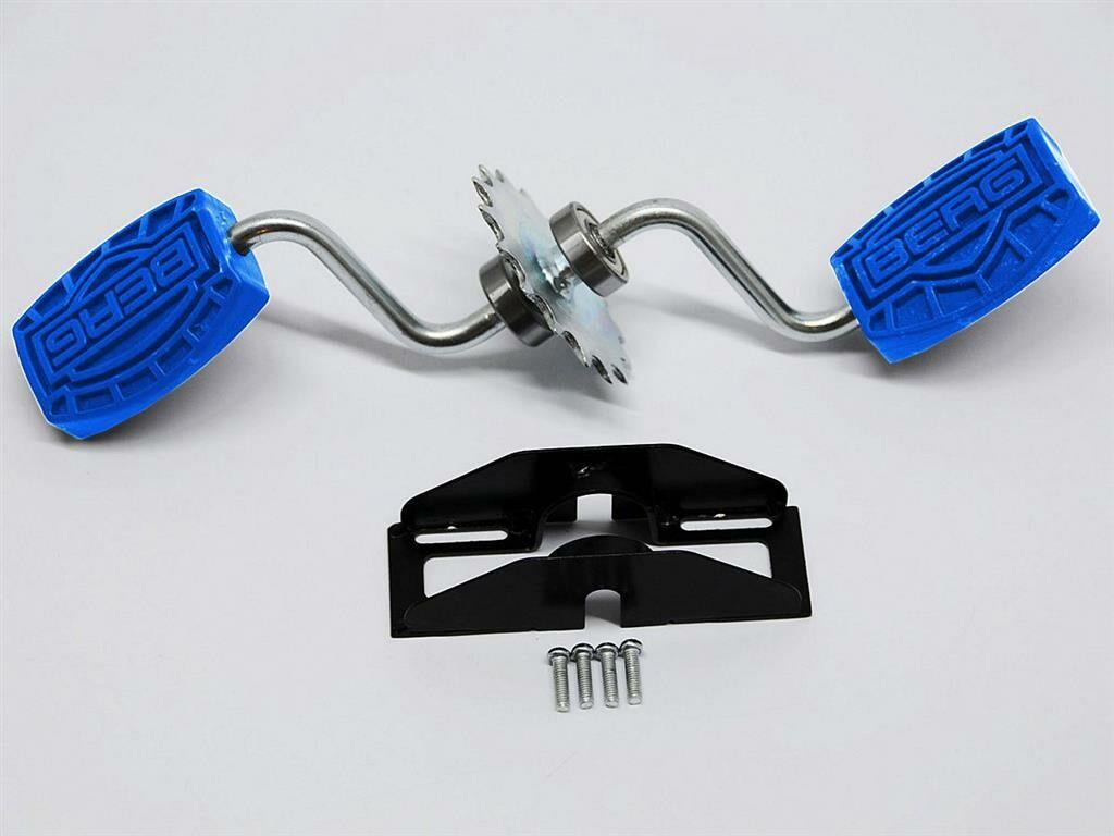 Buzzy - Axe de pédalier avec pédales bleu