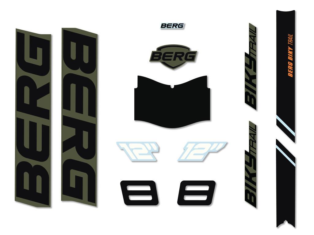 Biky - Aufkleber Set Trail Grün Handbrake