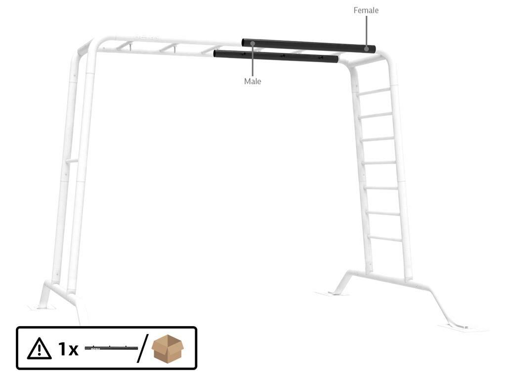 PlayBase - Frame L Topbar weld Male-Female