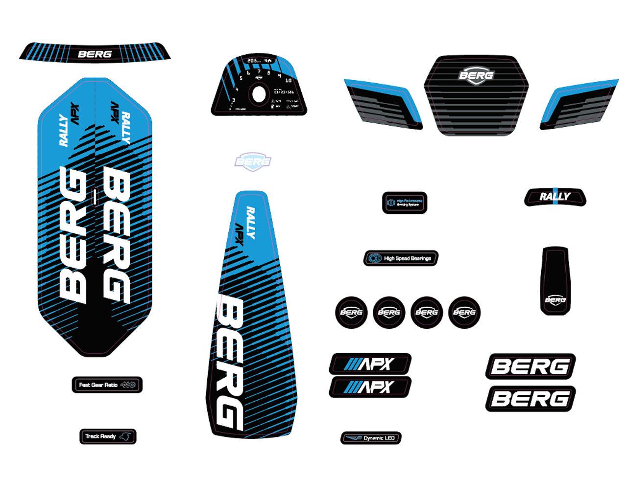 Rally - Sticker Set APX Blue