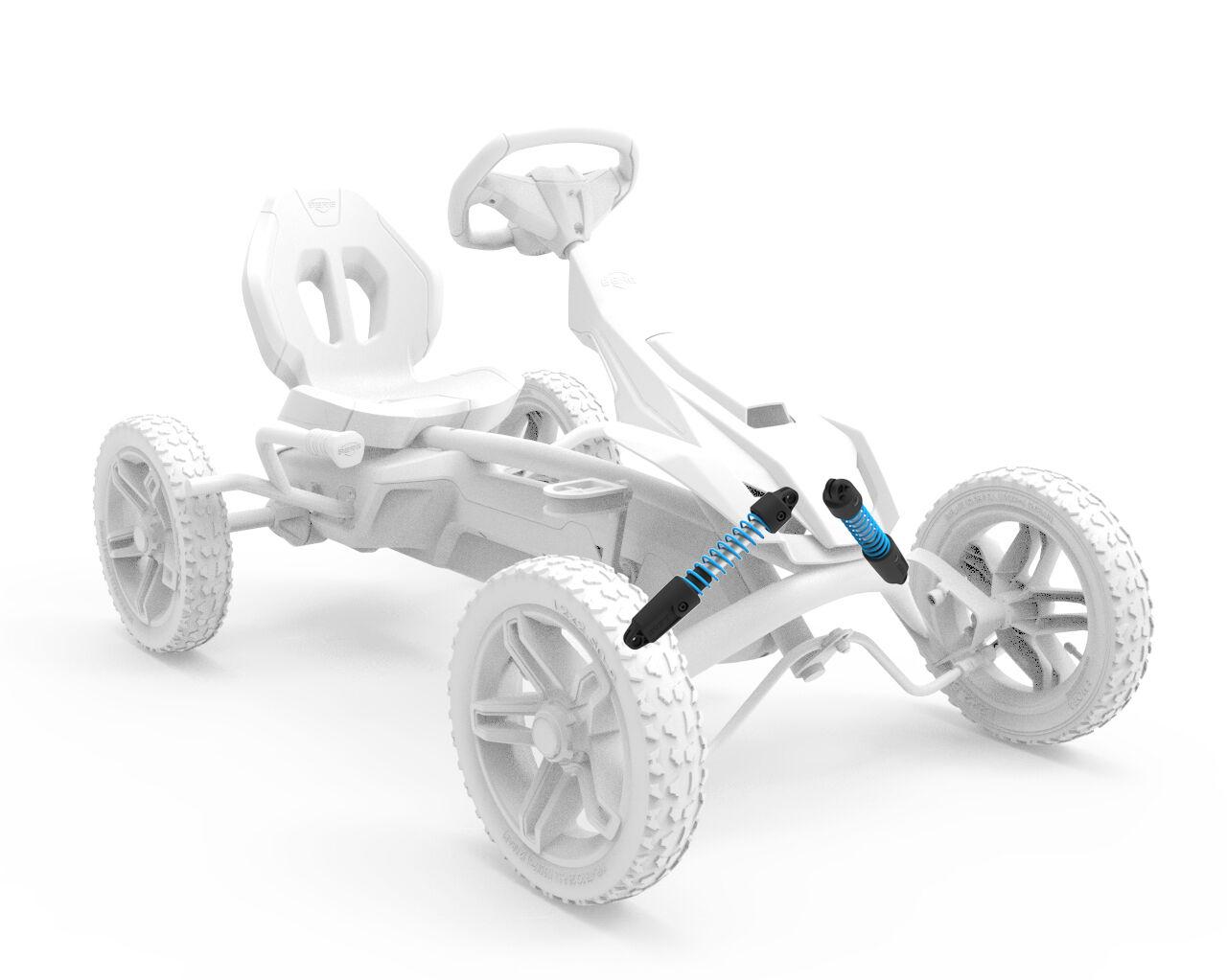 Rally - Federbein-Design-Set Blau