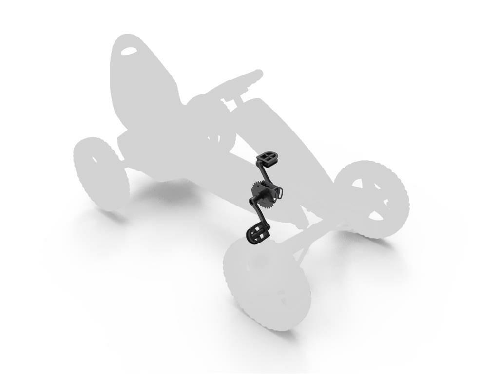 Rally - Tretlager mit Kurbel-Set 110 + Pedalen