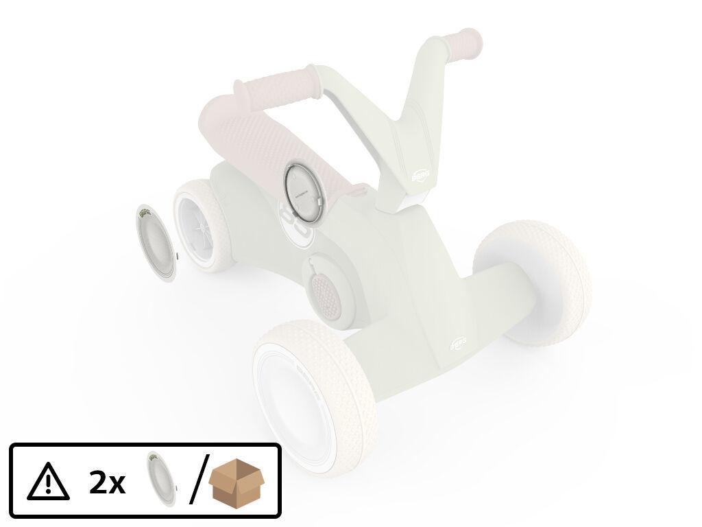 BERG GO² Retro Green - Rear Wheel Cover (2x)