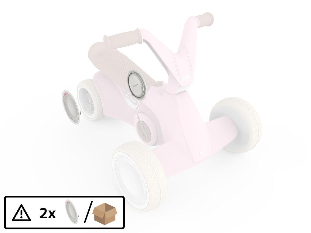 BERG GO² Retro Pink - Enjoliveur Roue Arrière (2x)