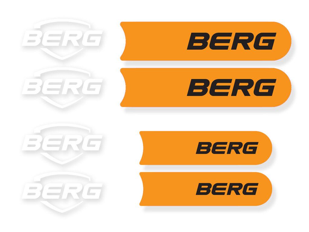 BERG GO Twirl Turquoise - Aufkleber-Set