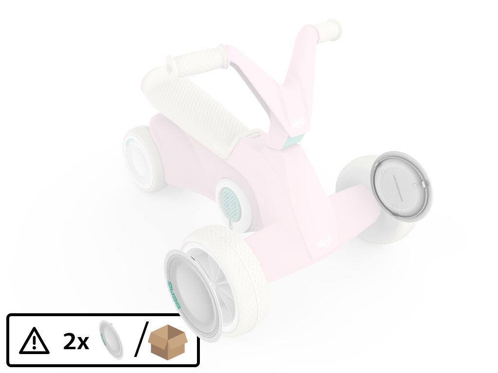 BERG GO² Pink - Enjoliveur Roue Avant (2x)