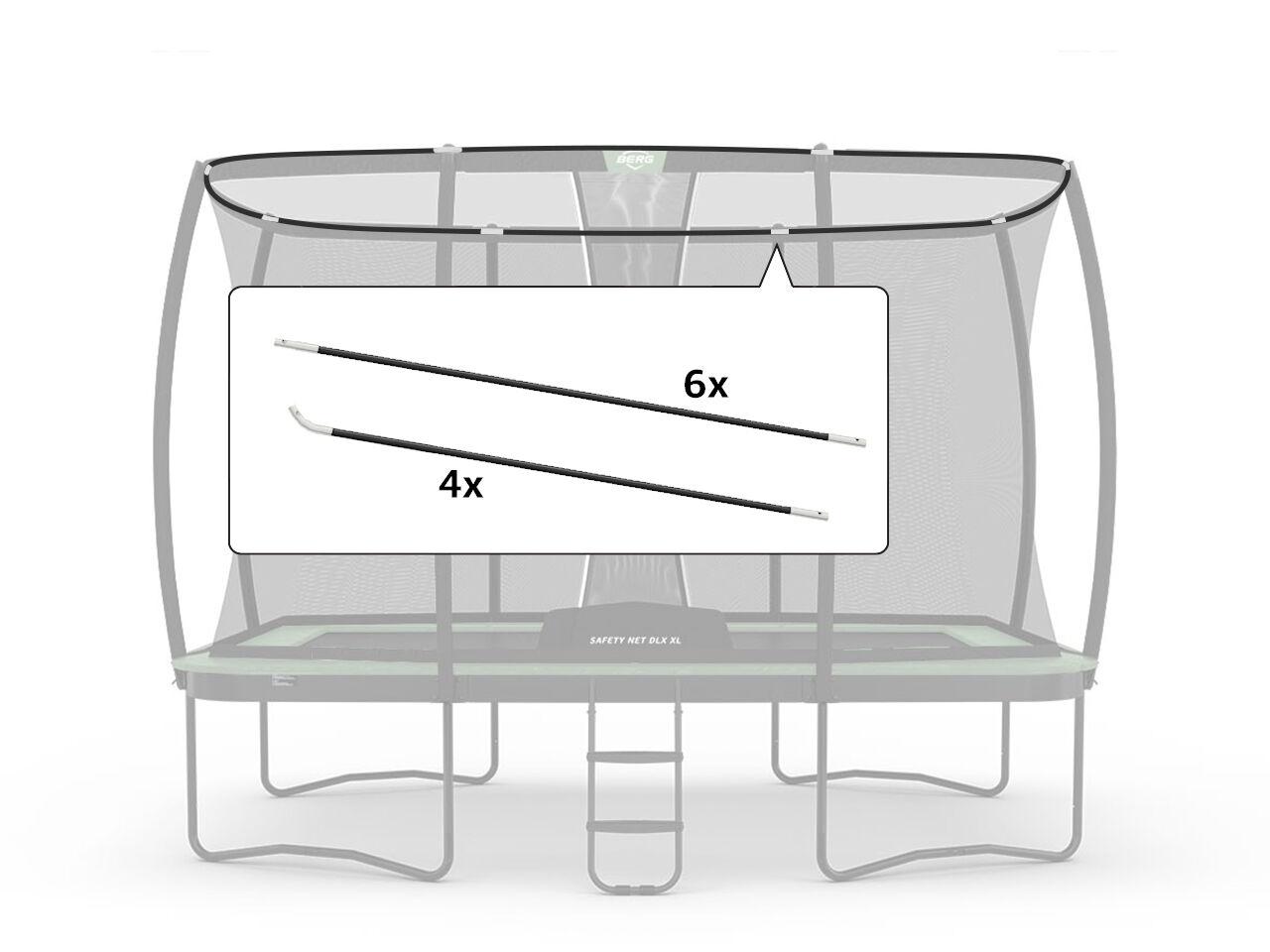 Ultim Safety Net DLX XL ECO - Set Tent Tubes 410