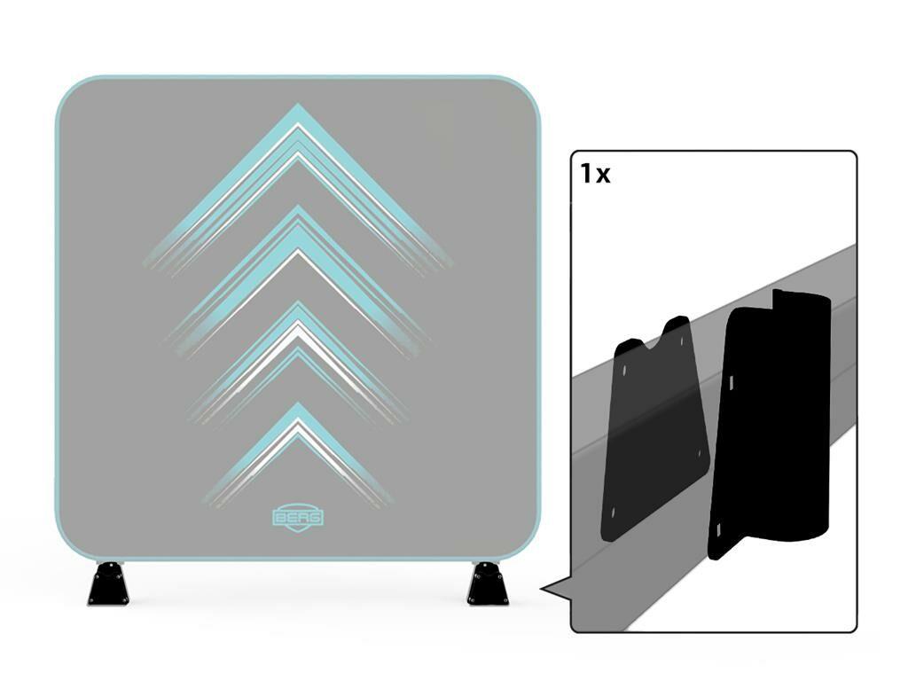AeroWall - Klem + Verstevigingsplaat 2x2