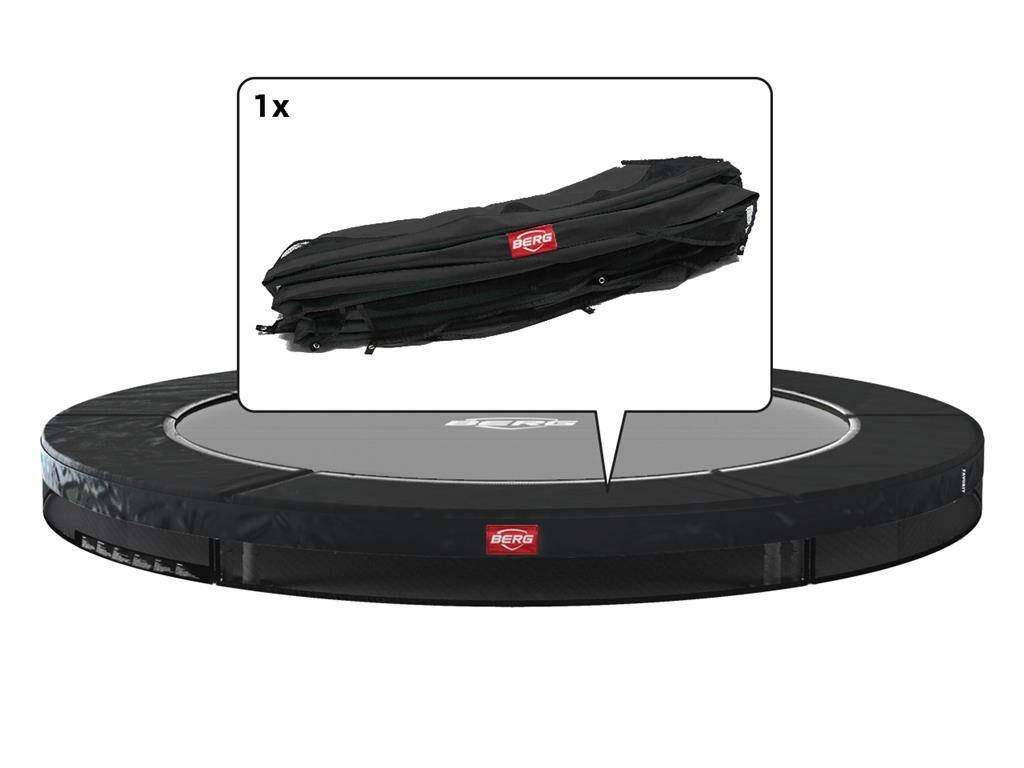 Favorit - InGround Beschermrand 380 Zwart met witte rand