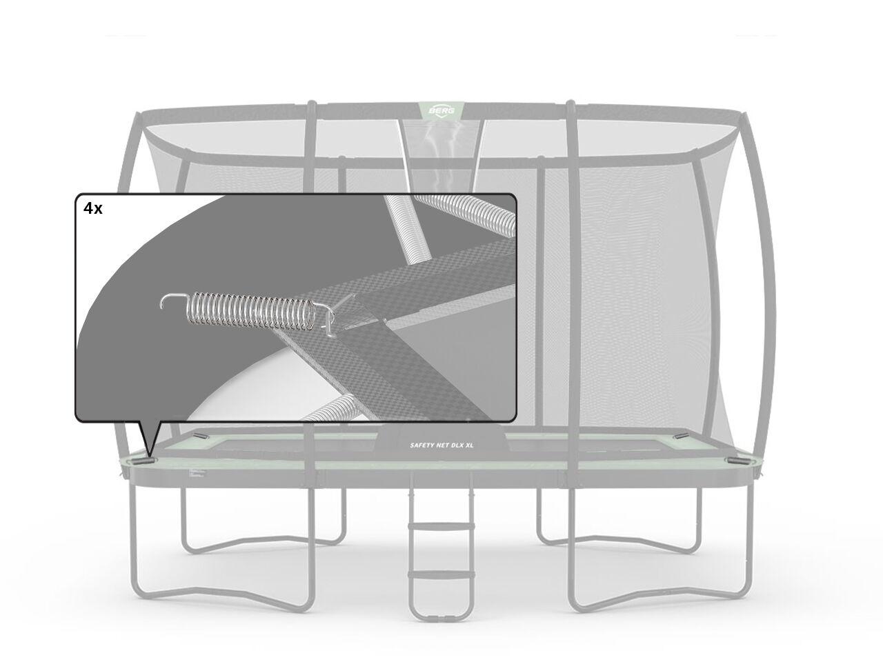 Veer Voor Bevestiging Van De Padding Band (4x) ECO