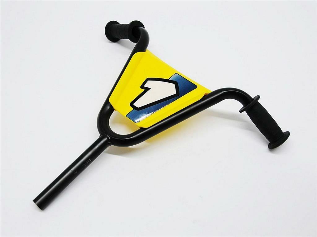 Buzzy - Lenkrad schwarz mit Spoiler Yellow