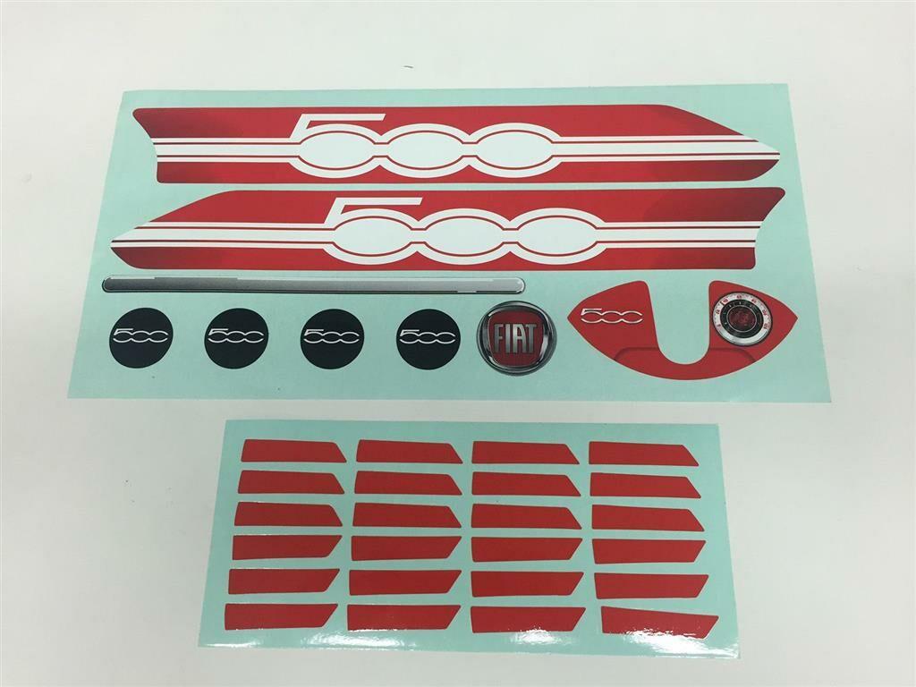 Buzzy - Set d'étiquettes Fiat 500