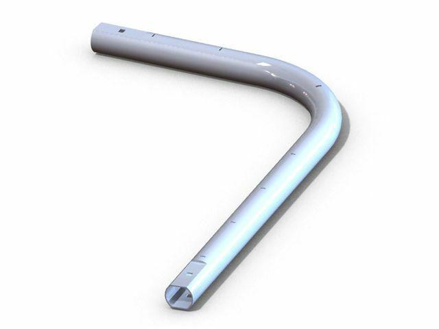 EazyFit - Toprail corner left