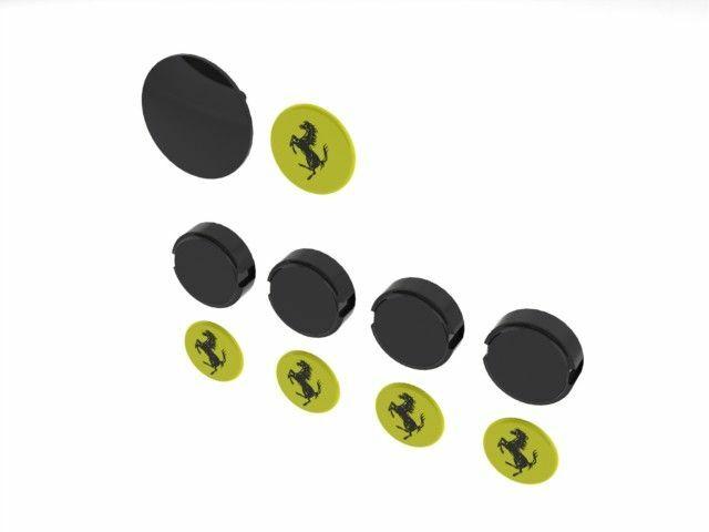 Set wheelcovers Ferrari