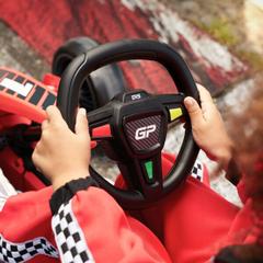 Šlapací motokára BERG Reppy se Soundbox Race pro realistické závodní zvuky